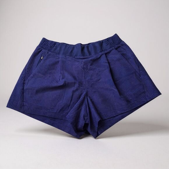 💜 Athleta Brooklyn Textured Shorts Sz 6 • Purple • Lightweight Athleisure ✨ - Picture 6 of 6